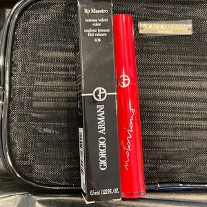 [FREE] Giorgio Armani intense velvet lip color w/ makeup case